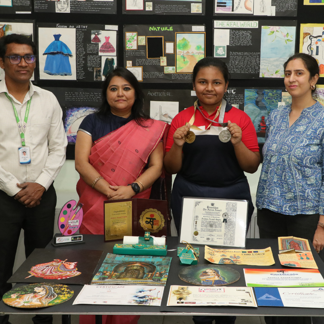 We take immense pride in celebrating Ananya Gupta, a gifted student of Ashoka Global Academy, for being honored with the ð©ð«ðžð¬ð­ð¢ð ð¢ð¨ð®ð¬ ðð«ð¨ð¨ð¤ð¥ð²ð§ ð€ð«ð­ð¬ ððšð­ð¢ð¨ð§ðšð¥ ð€ð°ðšð«ð!!

Ananyaâ€™s unwavering passion, artistic brilliance, and dedication have earned her global recognition, making this achievement truly remarkable. This award is a testament to her relentless pursuit of excellence and creative mastery.

Heartiest congratulations, Ananya! Keep inspiring the world with your artistry, and may many more accolades come your way!