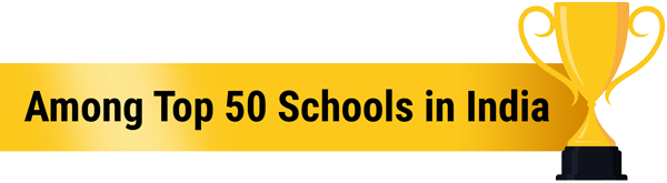 Among Top 50 Schools in India