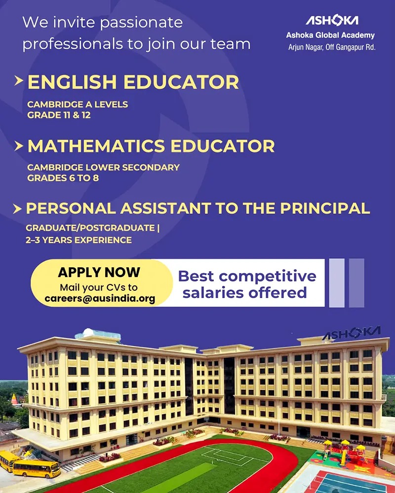 Ashoka Schools Job Openings July 2026