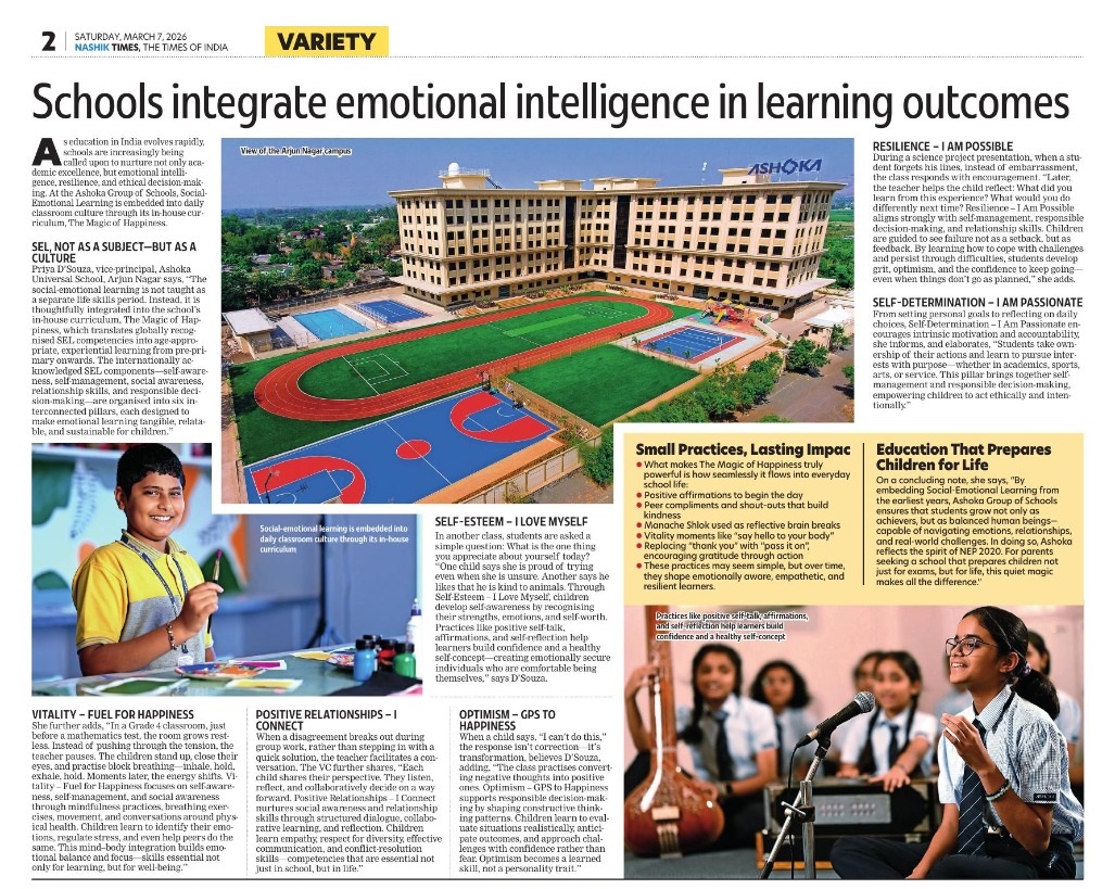 Ashoka Group of Schools Celebrated in Media 2025-26
